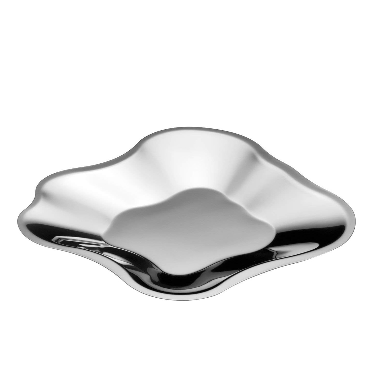 Iittala - Schale Aalto Edelstahl hochglanzpoliert 35,8 cm