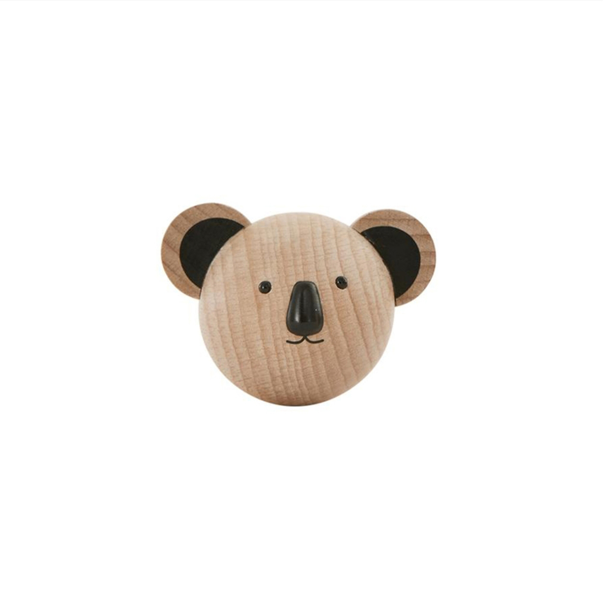 Garderobenhaken Koala - Holzhaken Koala-Bär - Wandhaken Kinder