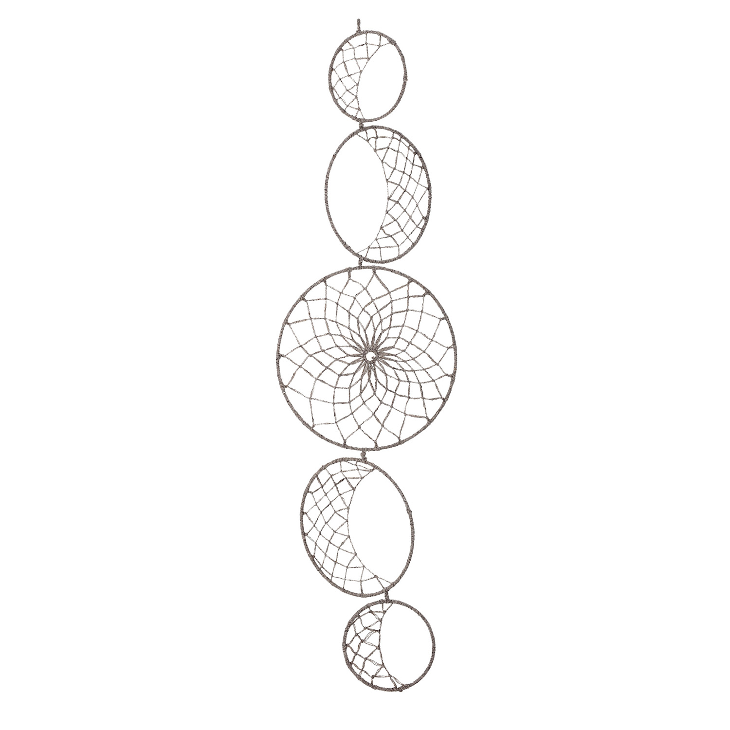 82048000 Bloomingville | Wandschmuck Traumfänger Melly Dekor Boho Wolle Ringe