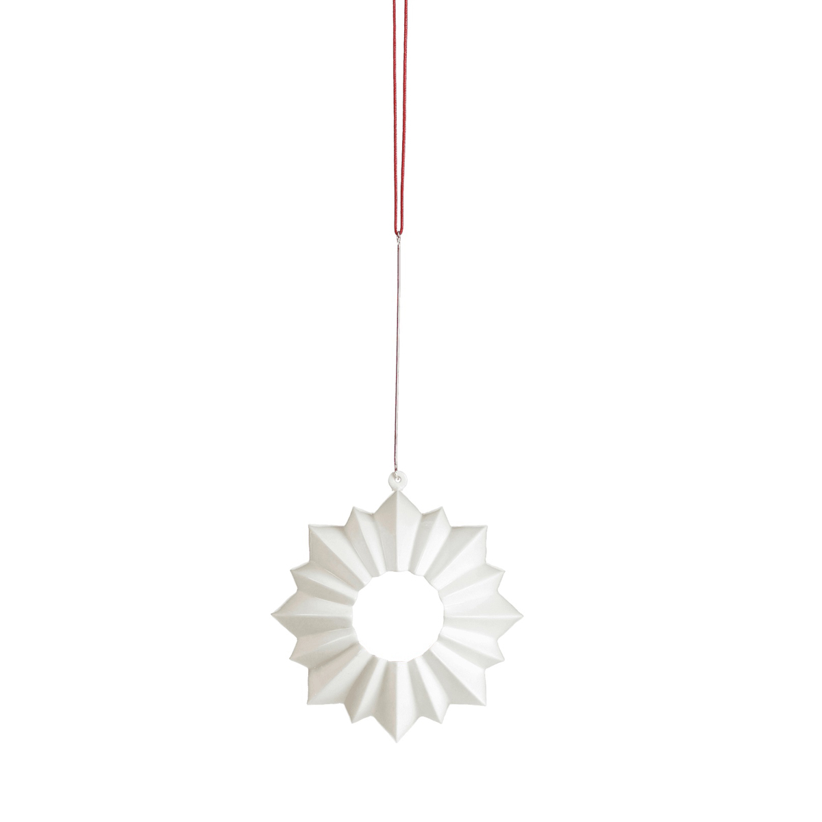 Kähler - Teelichthalter Stella in Sternform - Elegantes Teelicht aus weißem Porzellan