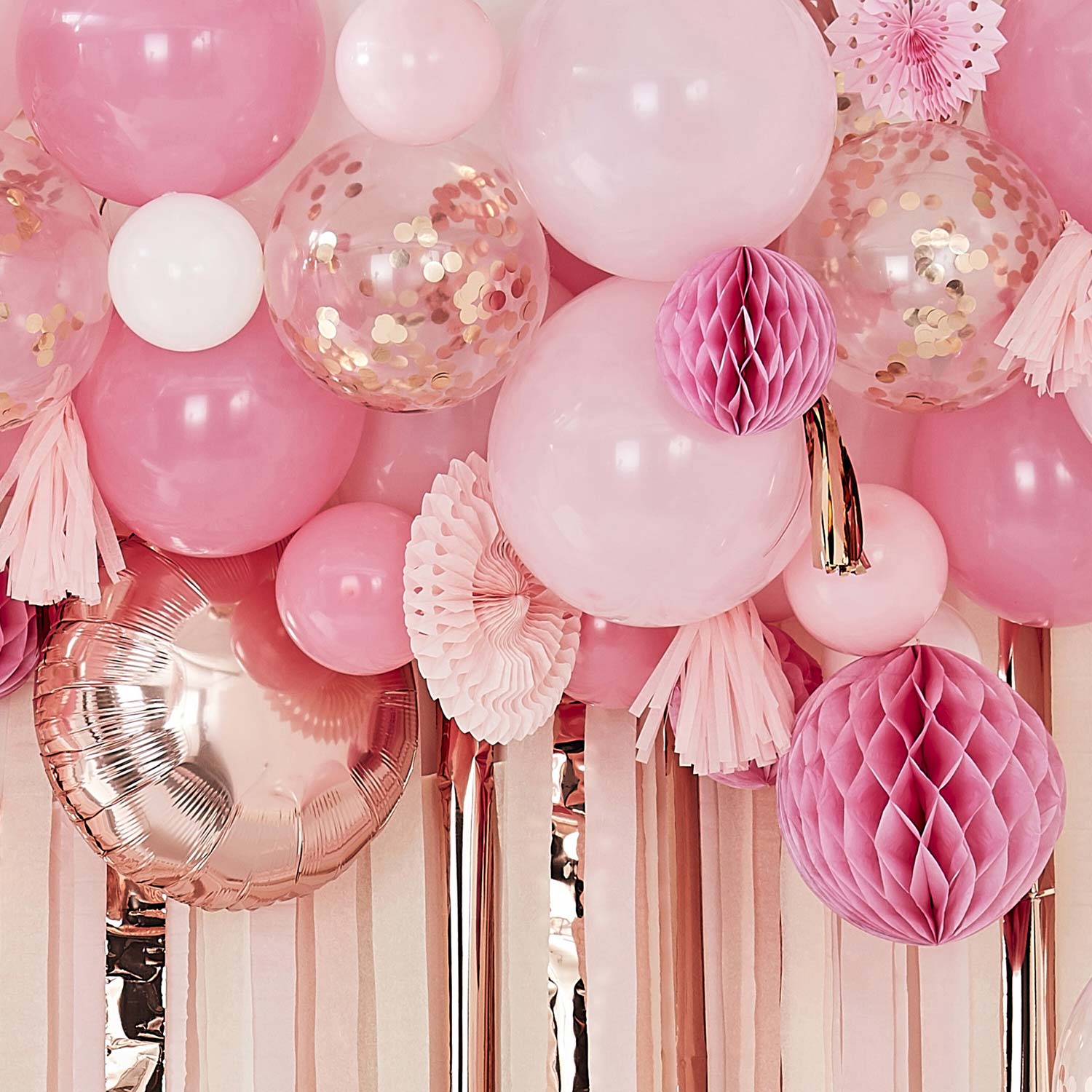 mix-182_2 Ginger Ray - Ballonbogen in Rosa Nahansicht