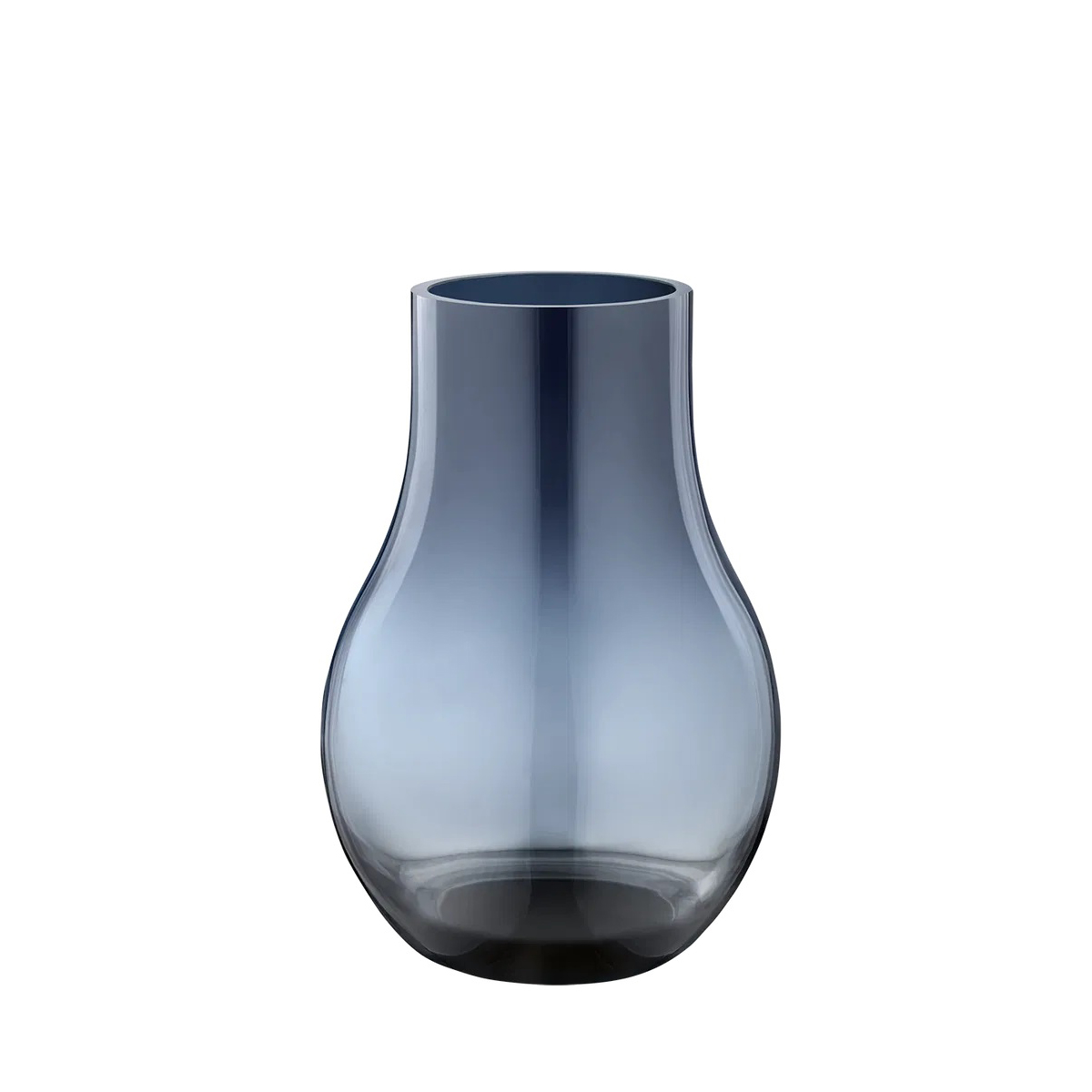 Georg Jensen - Blaue Glasvase CAFU Georg Jensen - Blaue Glasvase CAFU