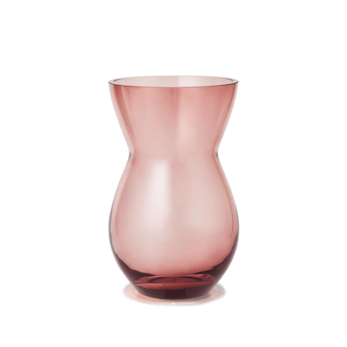 Holmegaard - Vase Calabas in burgundy - Perfekt für grosse Sträuße