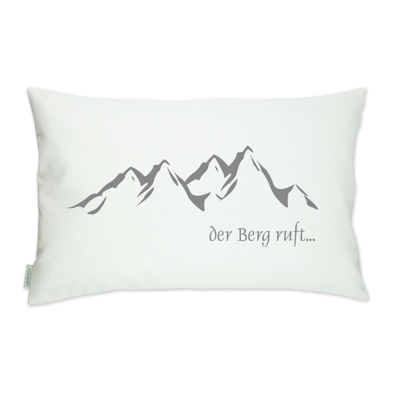 Dekokissen-mit-Bergsilhouette-1 Dekokissen mit Bergsilhouette | Kissen | Der Berg ruft | Bergkette | Couchkissen | Lieblingsplatz