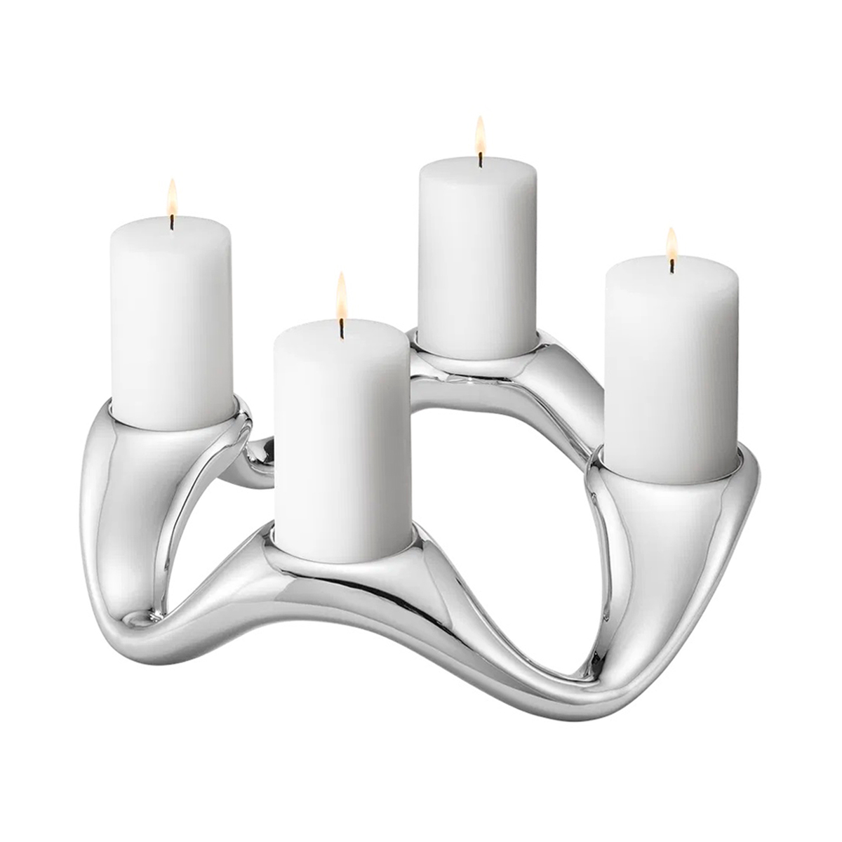 Georg Jensen - COBRA Runder Kerzenhalter