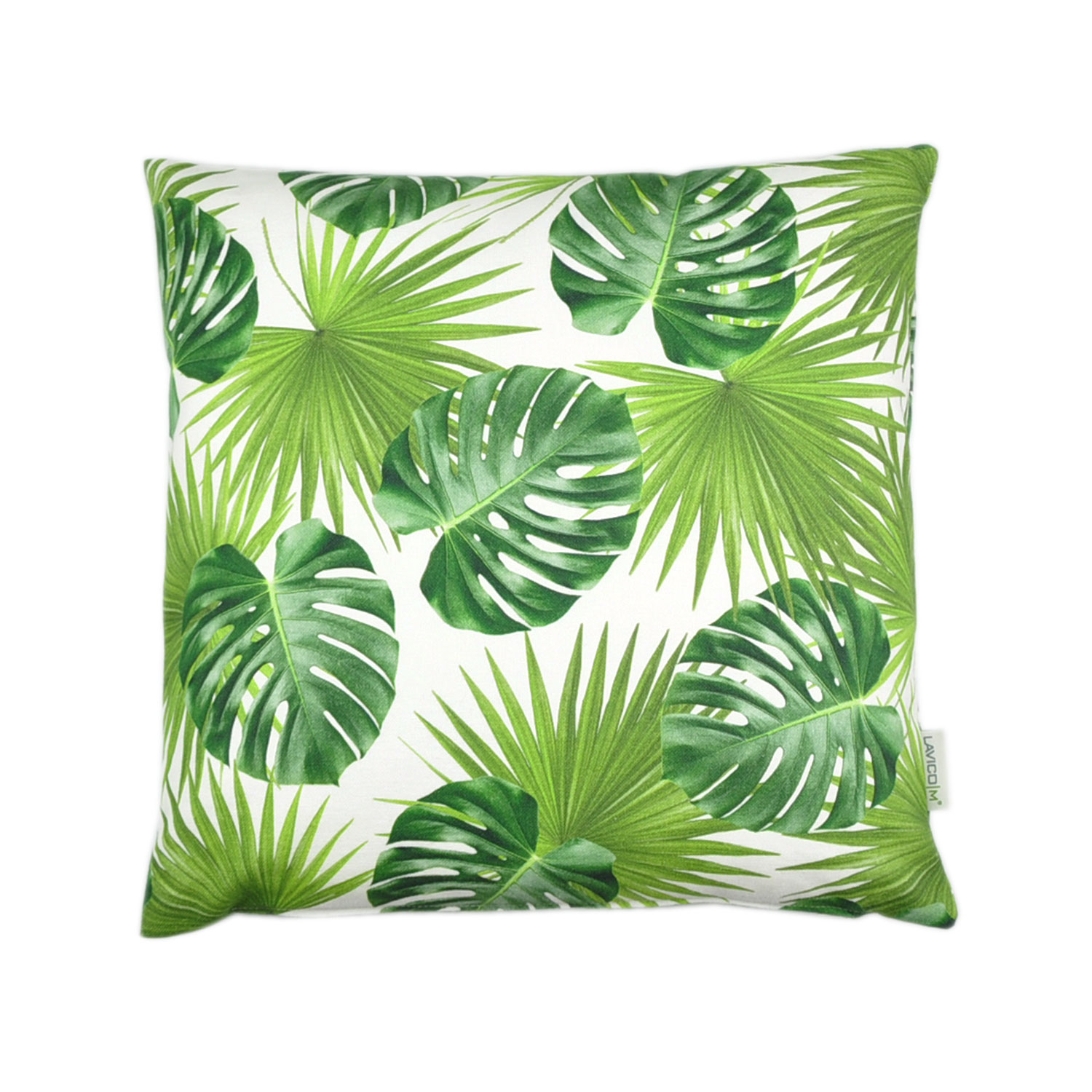 Dekokissen-Urban-Jungle-1 Couchkissen mit großen Palmblättern