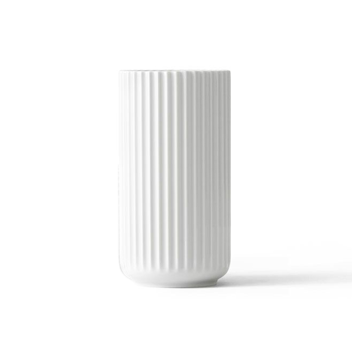 Lyngby Porcelæn - Weisse Blumenvase Designklassiker in zeitlosem Design