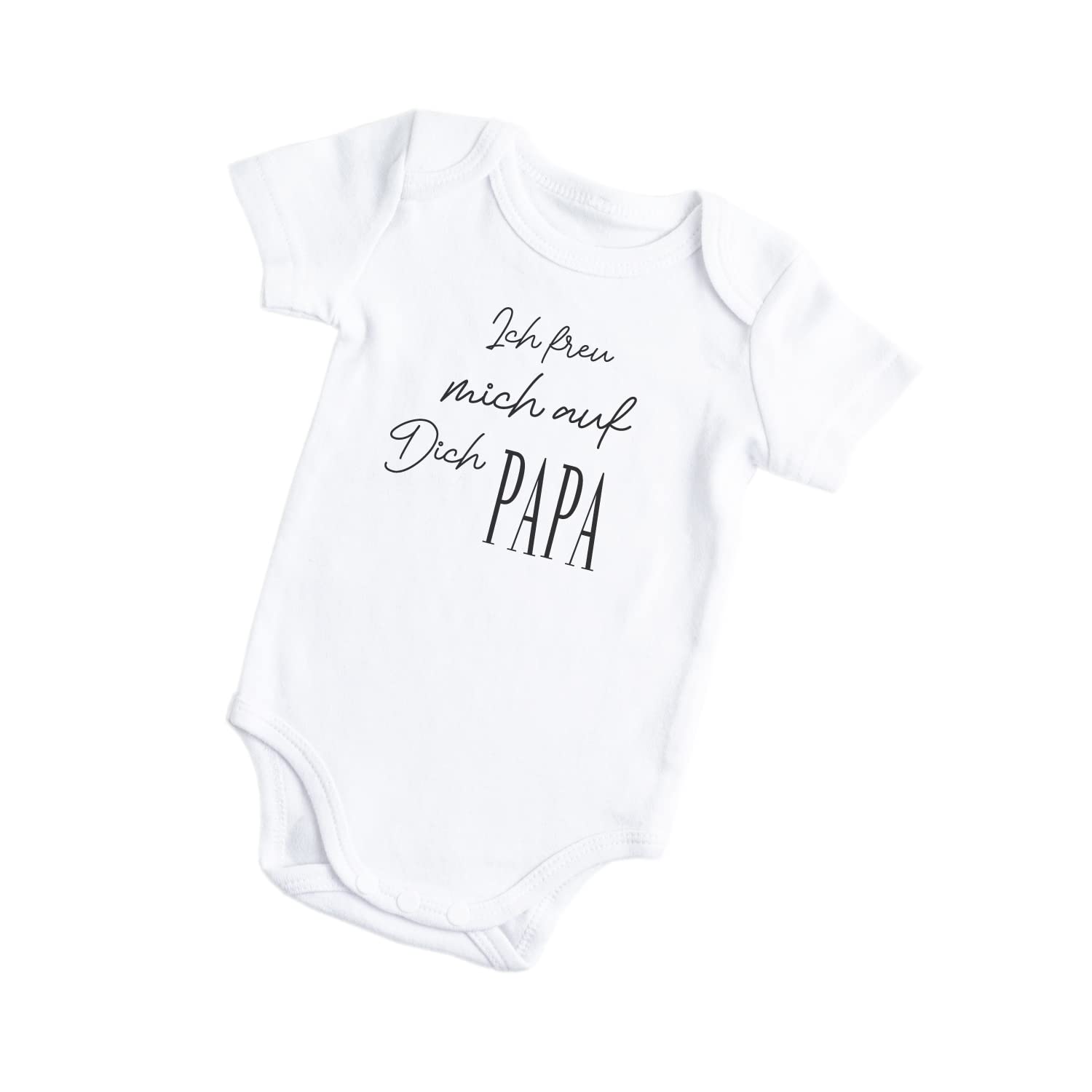 Geschenk für werdende Väter - Babybody Motiv Papa Nahansicht