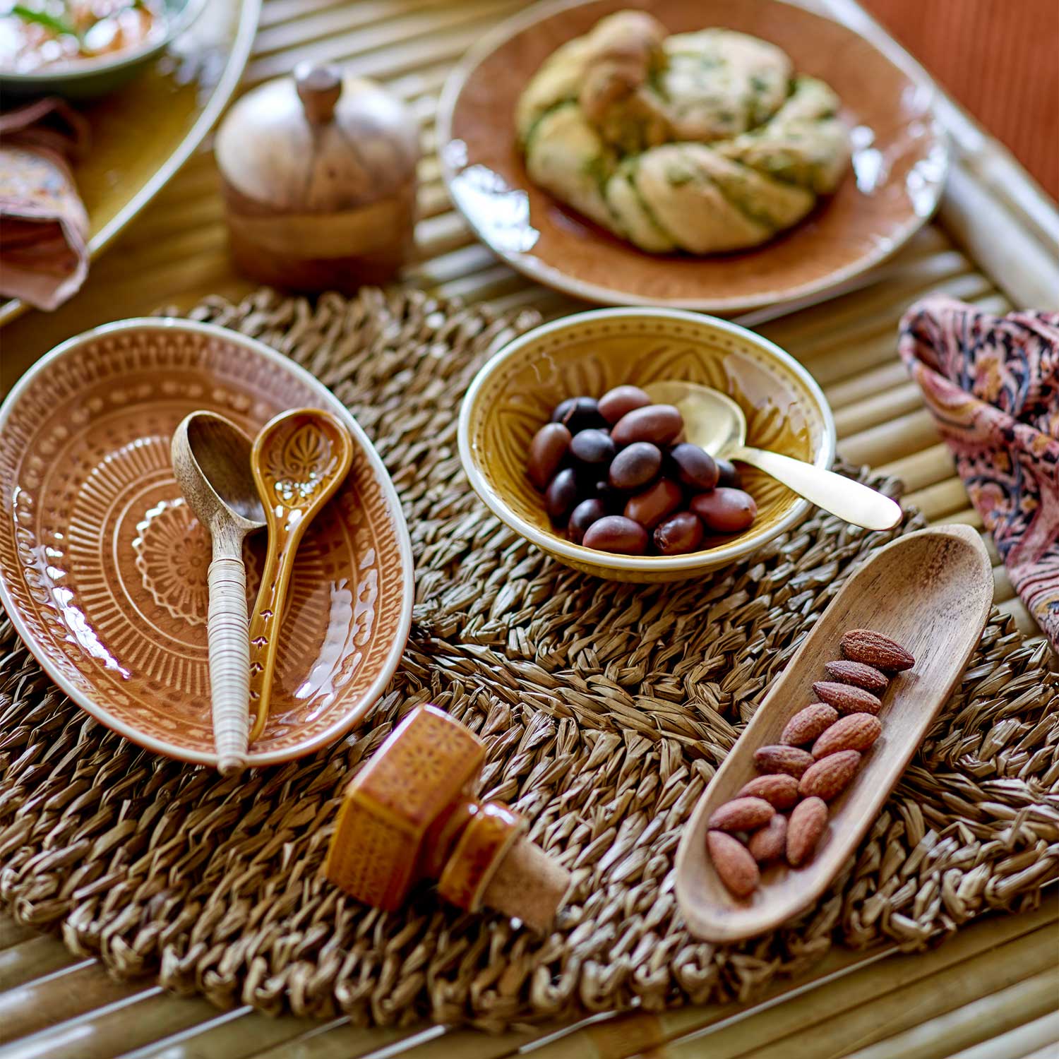 82047364_90 Isla Platzdeckchen, Natur, Seegras