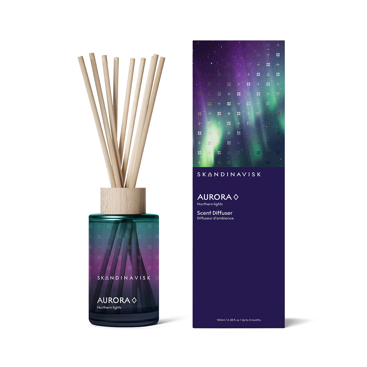 SKANDINAVISK - AURORA Scent Diffuser 100 ml - veganer Raumduft aus Skandinavien