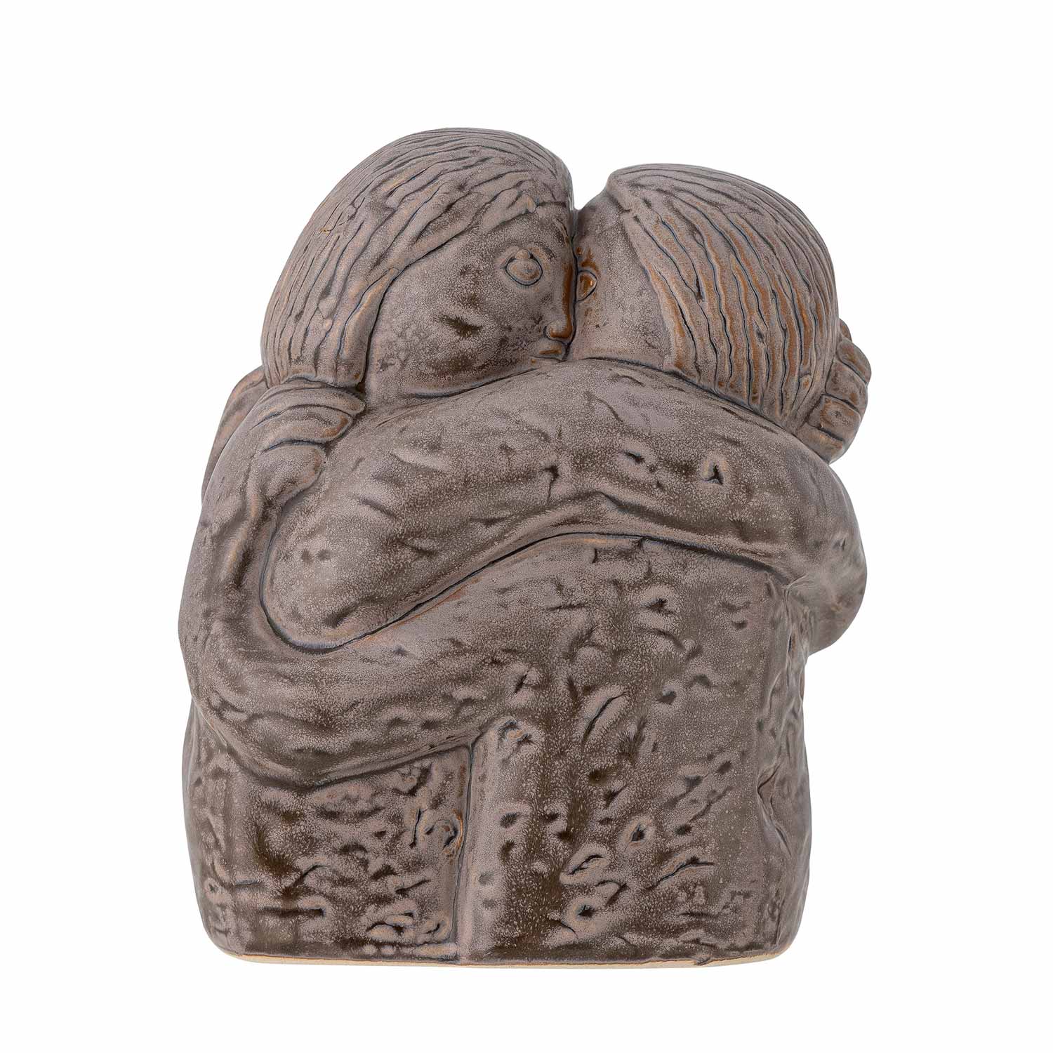 Skulptur_82055168_2 Skulptur der Liebe aus zwei umschlungenen Personen - Nahaufnahme