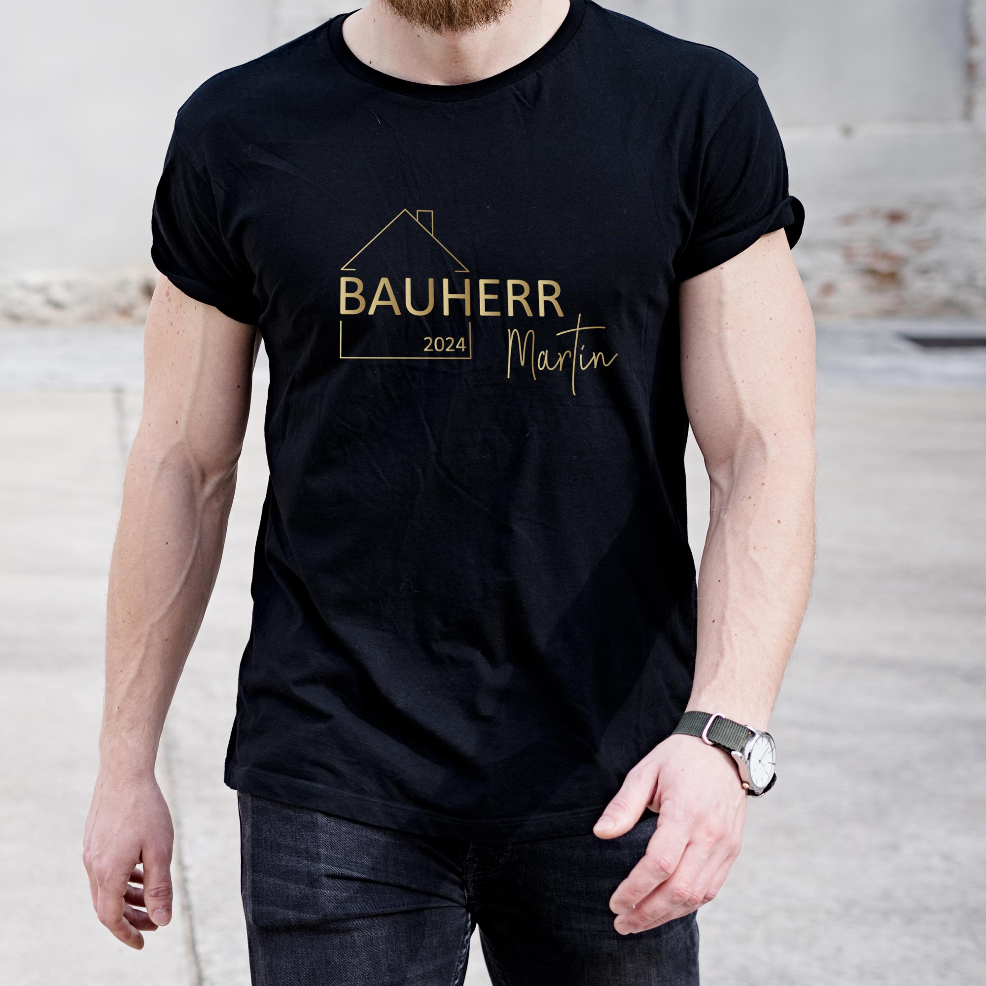 Bauherr_schwarz Bauherr T-Shirt