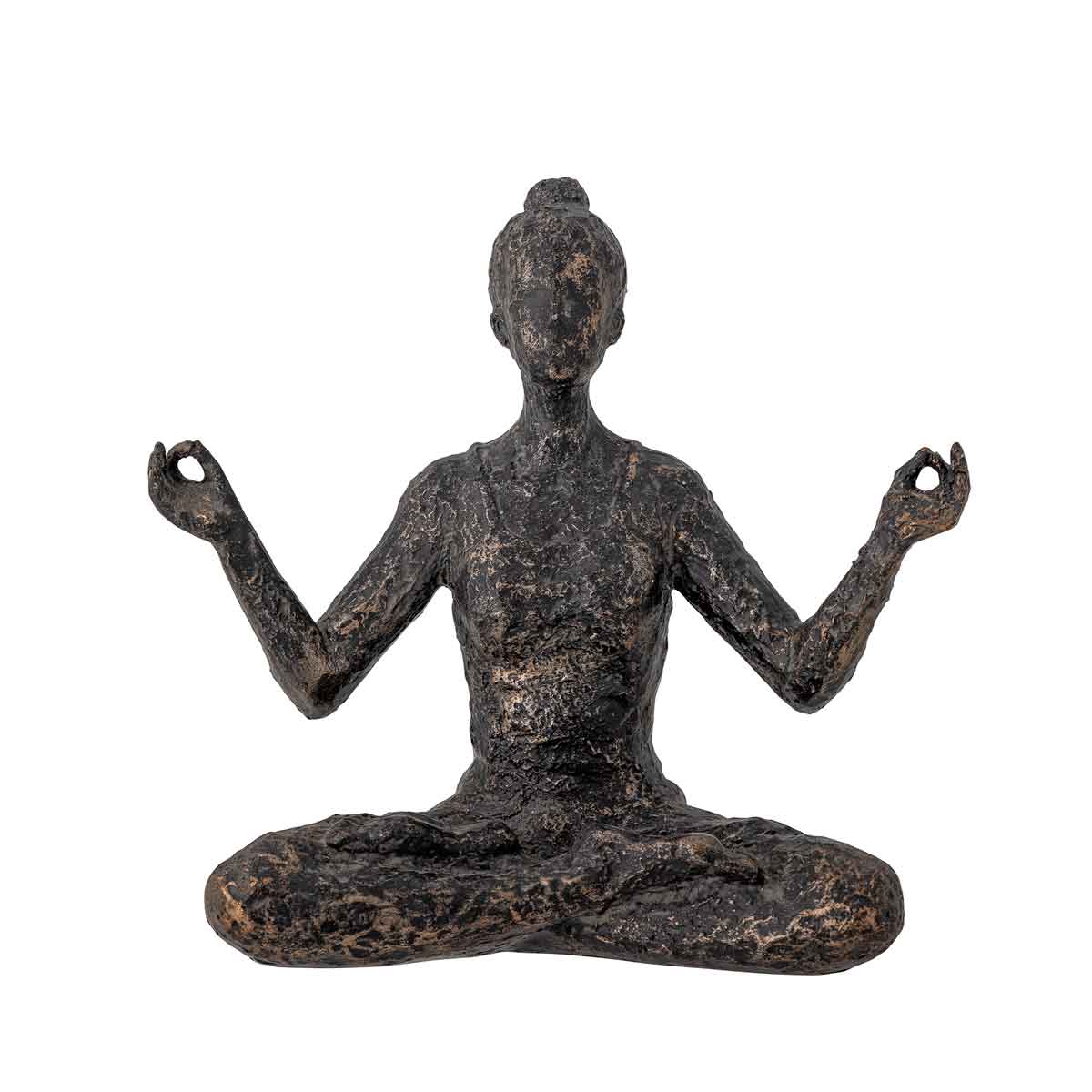 Miiral_82057513 Sitzende Yoga Frau mit geöffnetten Armen