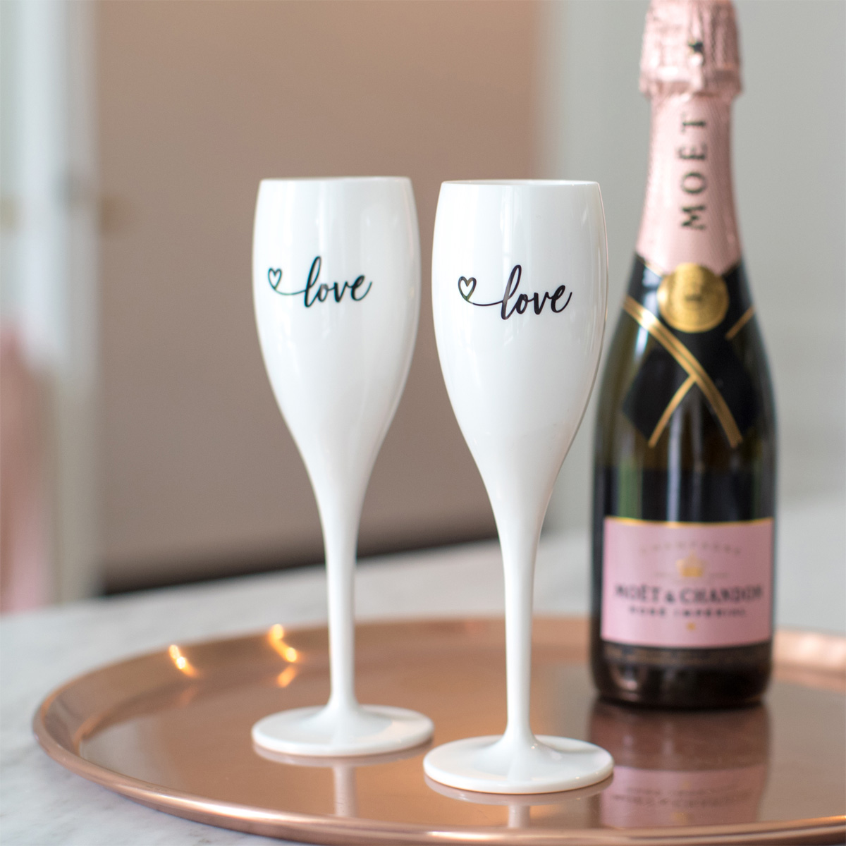 koziol - Sektglas Love - CHEERS - Superglas - 100ml