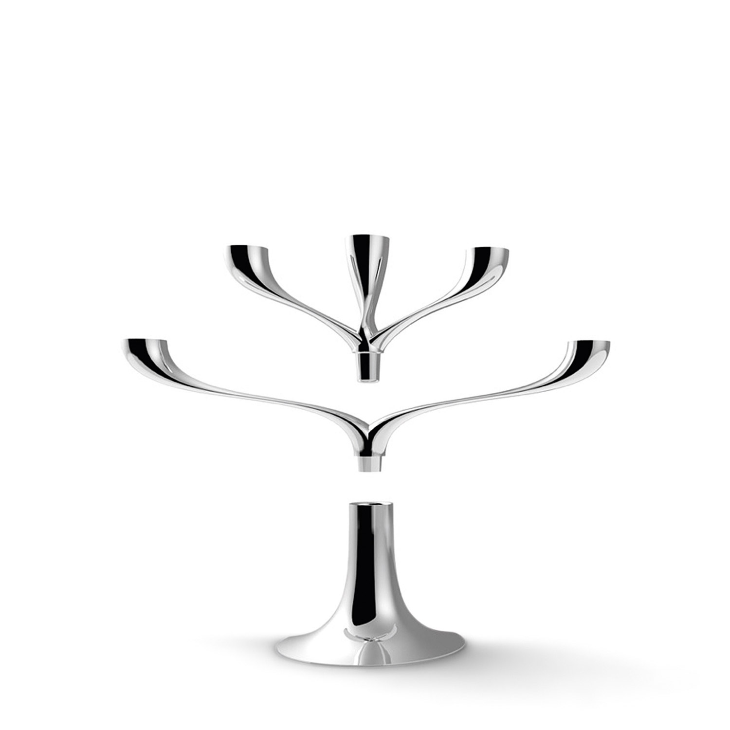 Kerzenleuchter_CANDELABRA_Philippi5 Kerzenständer mit Stecksystem für mehrere Kerzen Ansicht