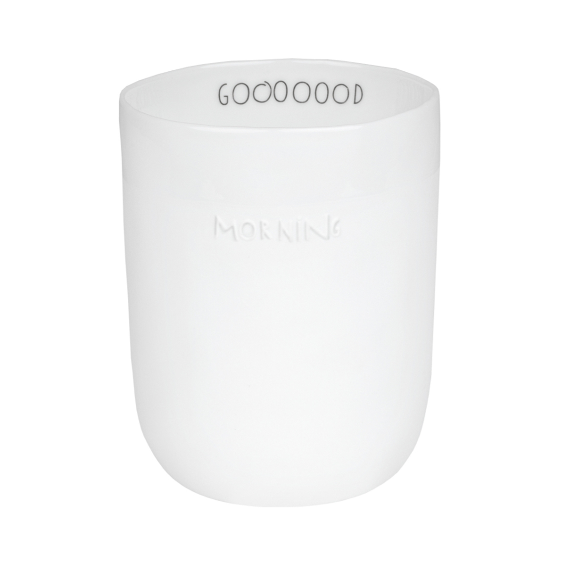 Räder – Becher 'GOOOOOD Morning' – Porzellanbecher 400 ml – Guten Morgen