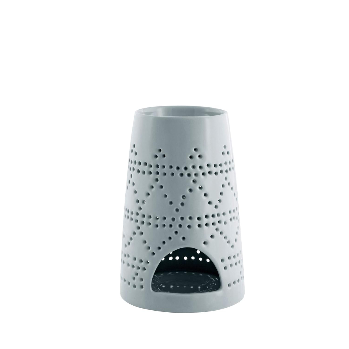 MySenso - Duftlampe Ischia aus Keramik in wassergrau - Elegante Aromalampe