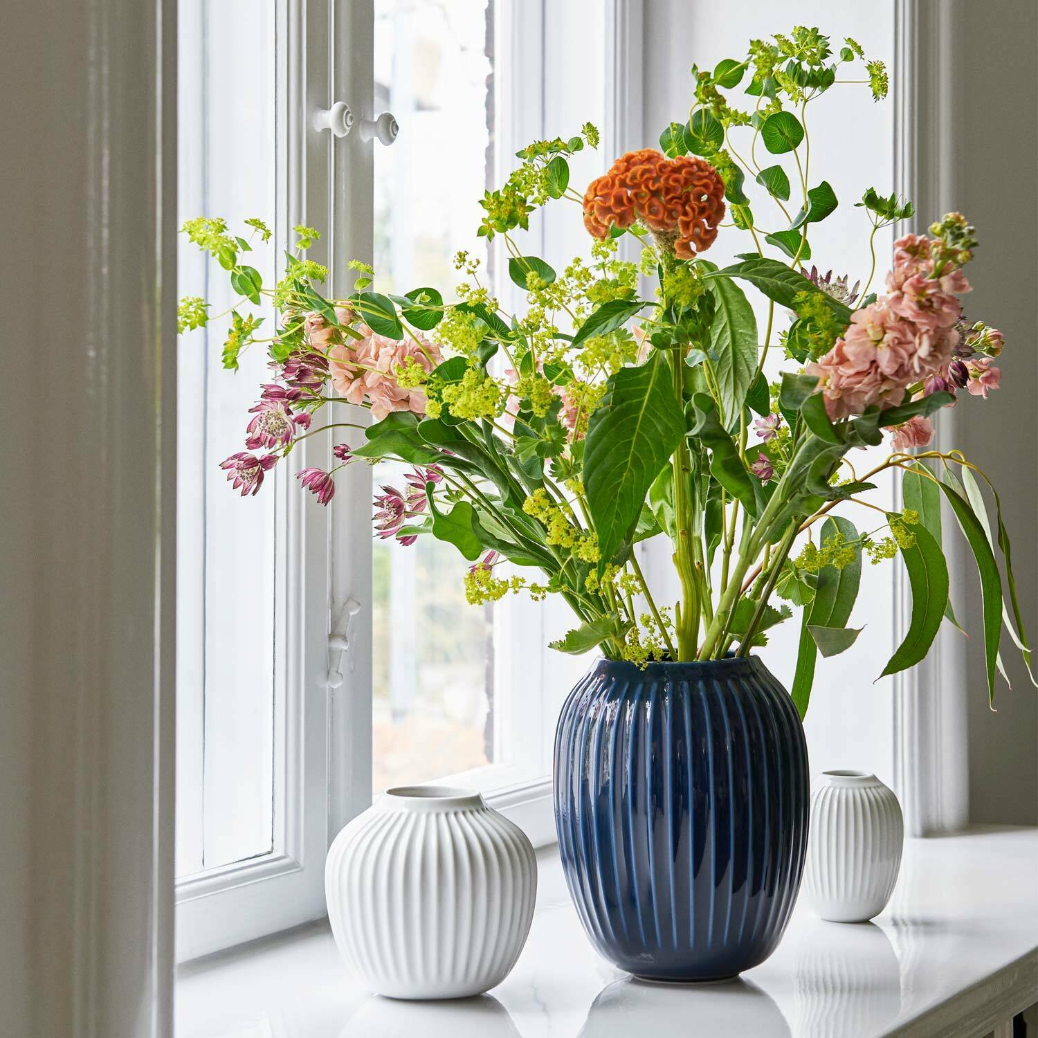 Rillenvase-21cm-von-K-hler Rillenvase in charakteristischem Design