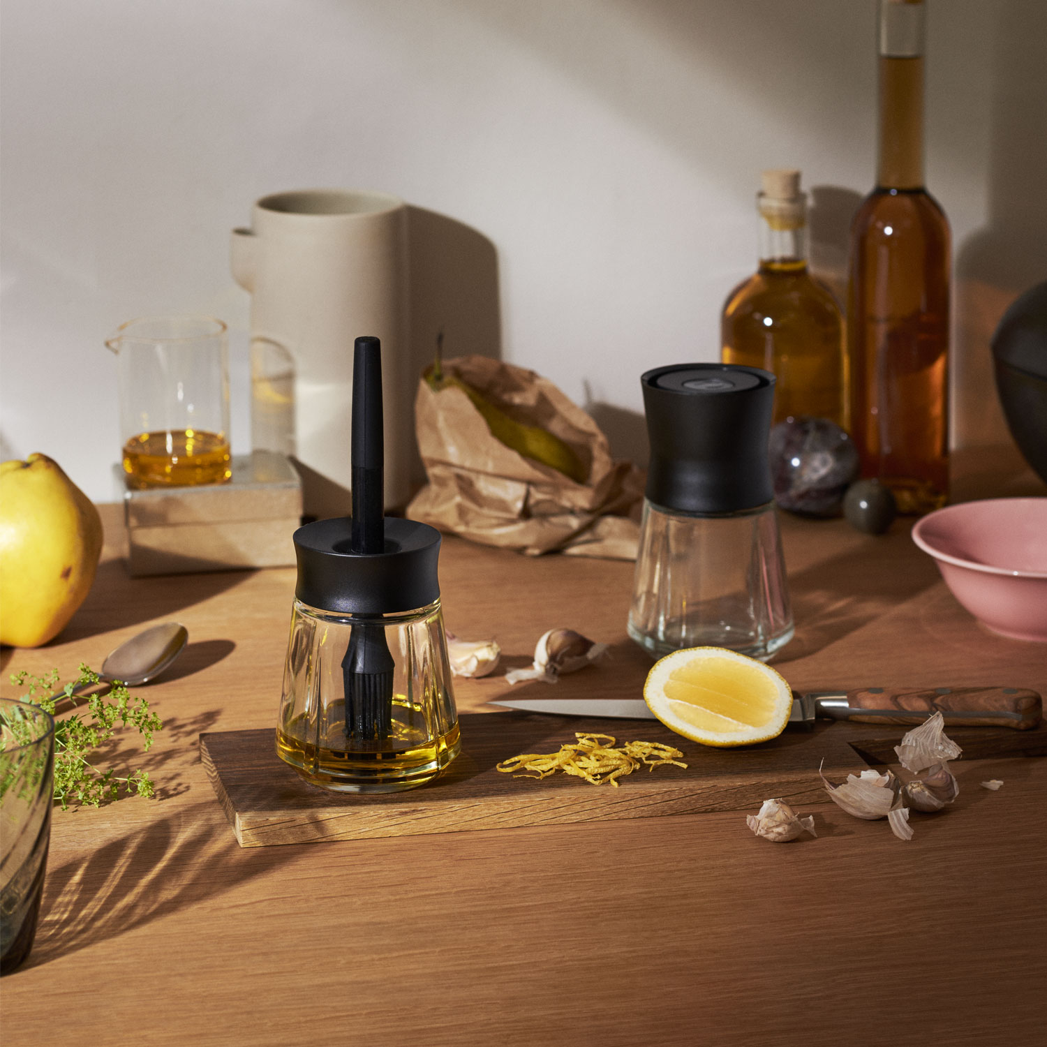 Dressing-Shaker2 Shaker aus Glas der Grand Cru Sense Serie