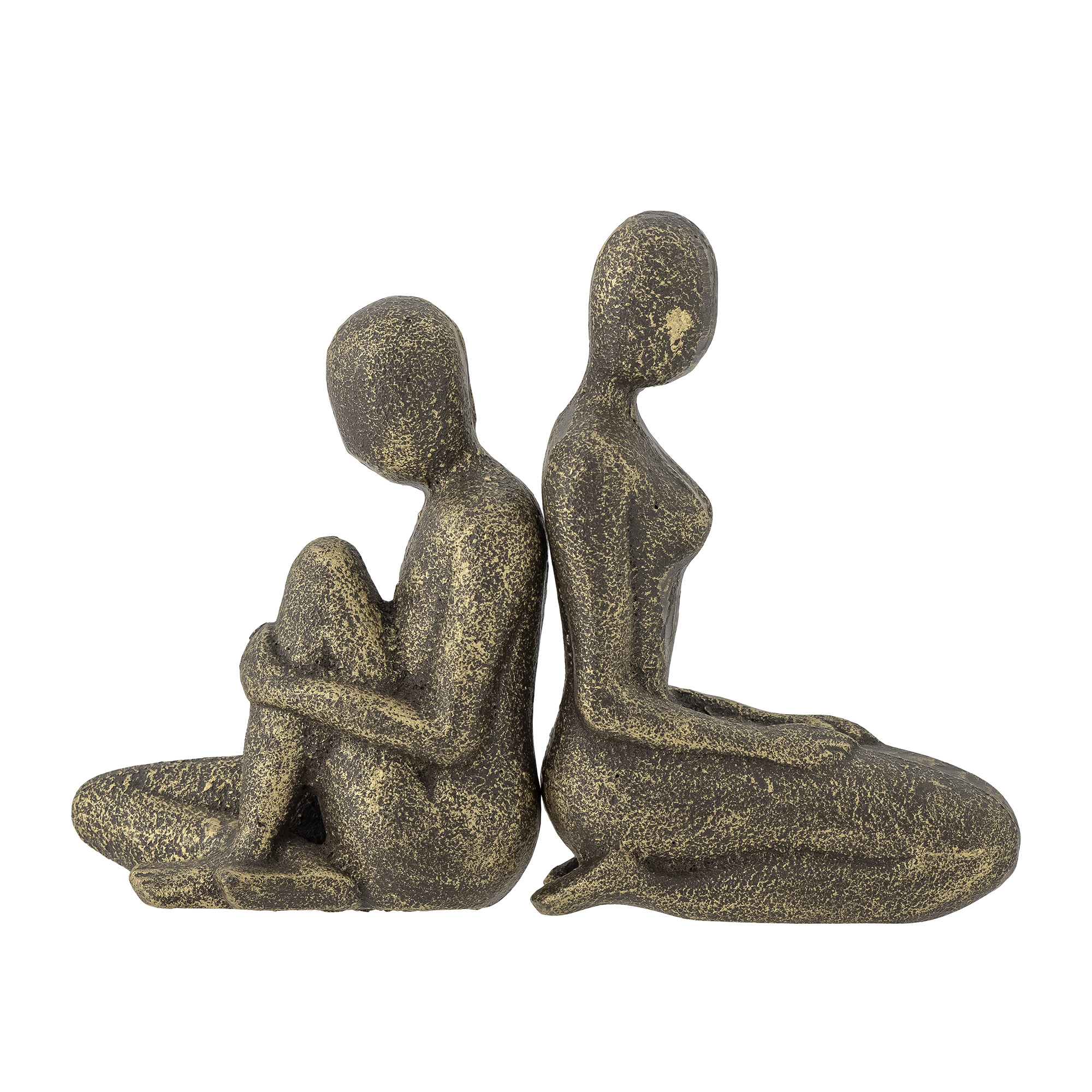 82053037 Buchstütze sitzende Frauen in gold