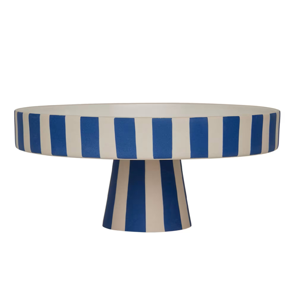 OYOY - Tablett Toppu - Keramikschale im Streifen-Design
