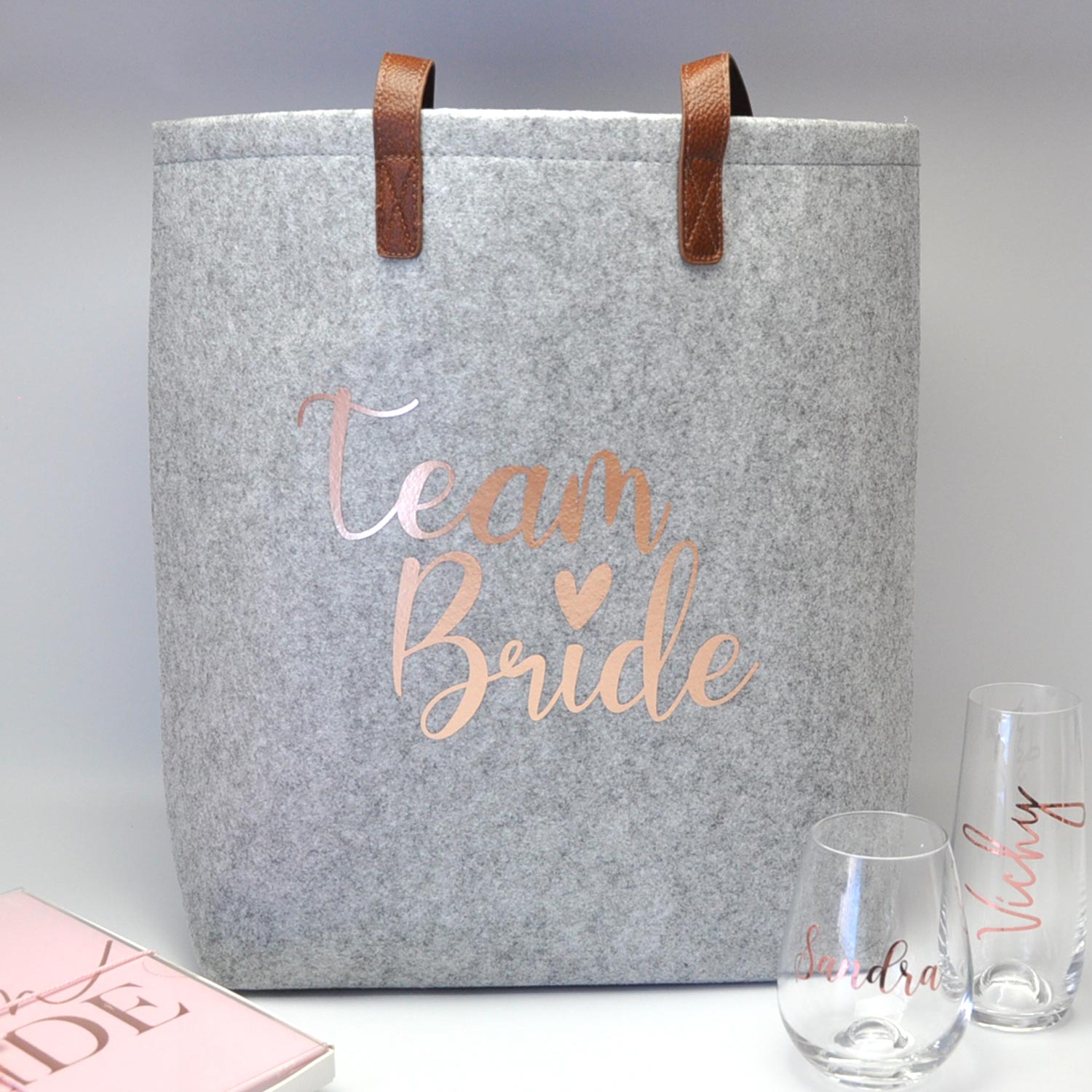 Schultertasche Team Bride