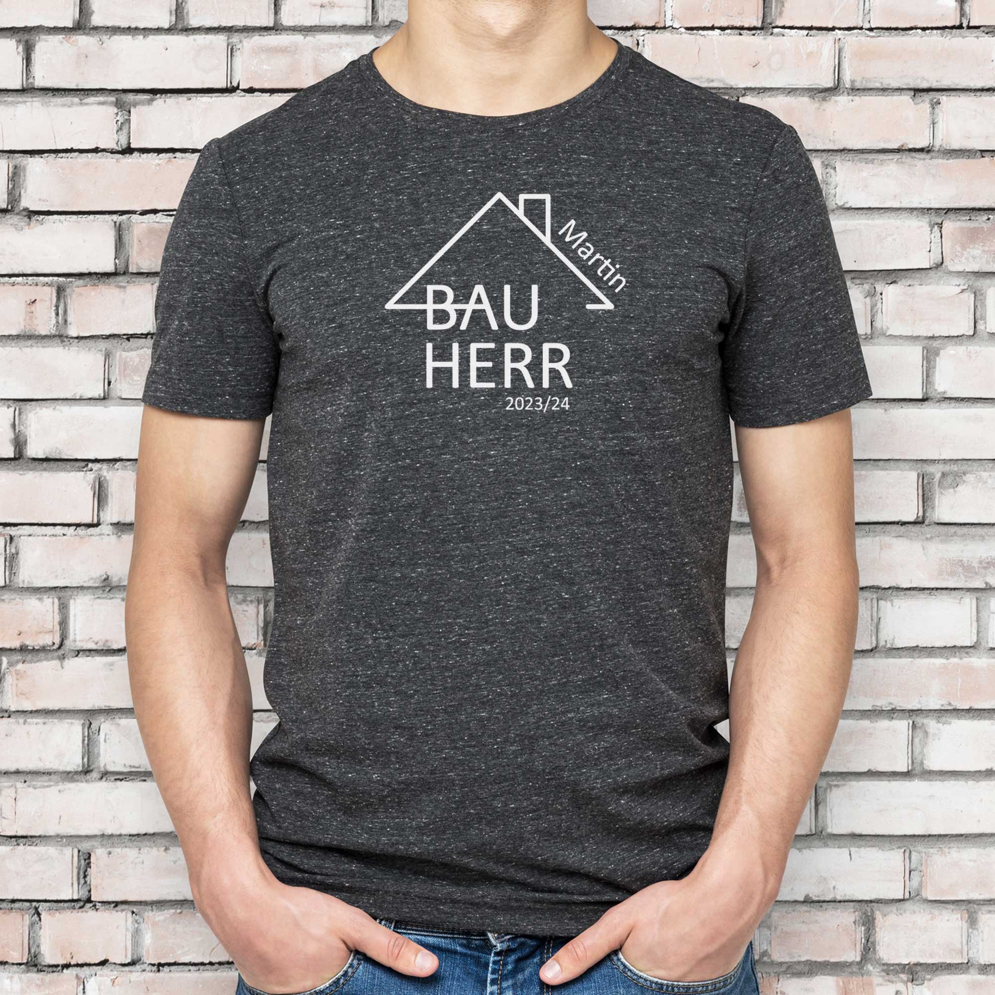 Herren Shirt mit Jahreszahl & Namen