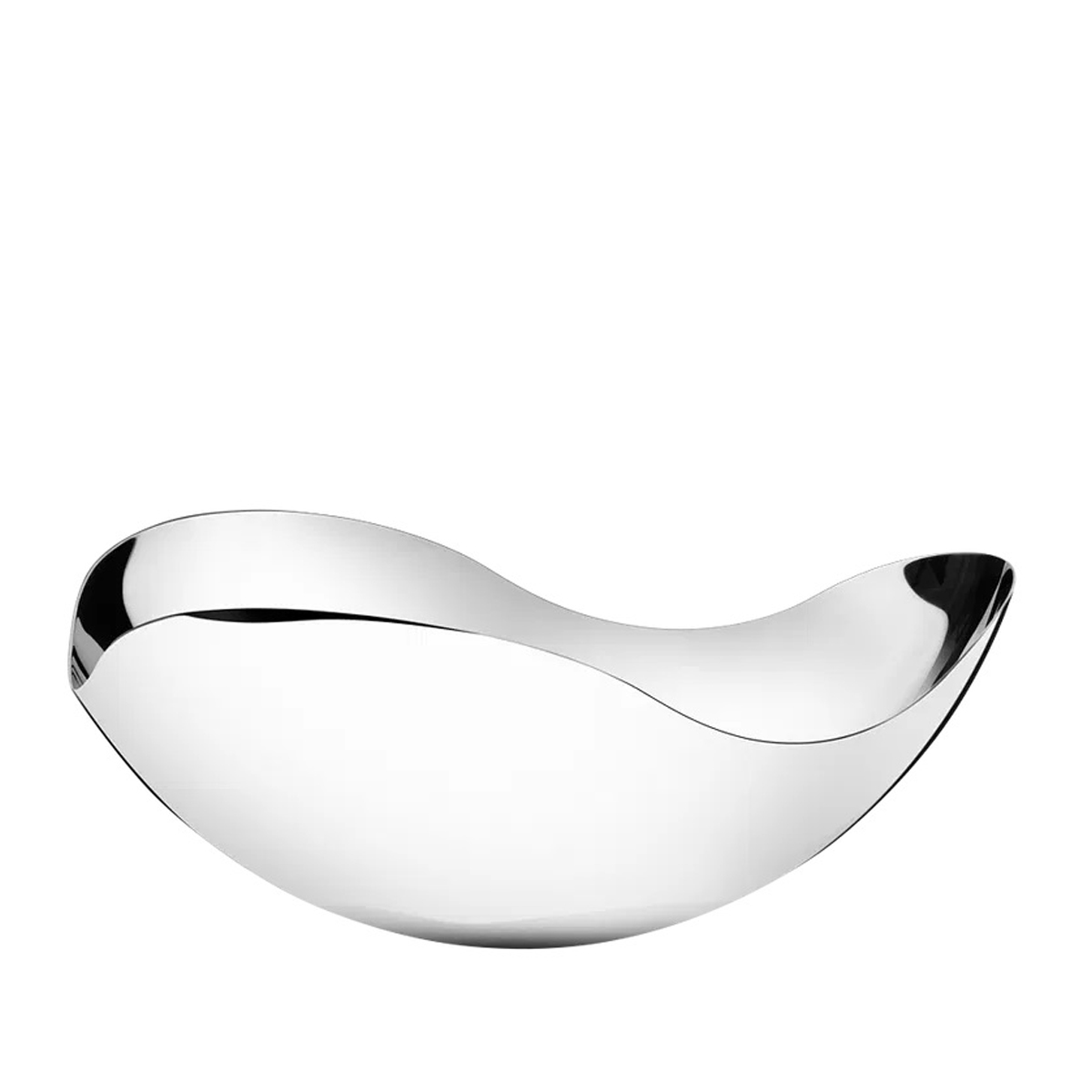 Georg Jensen - Grosse Spiegelschale BLOOM aus Edelstahl