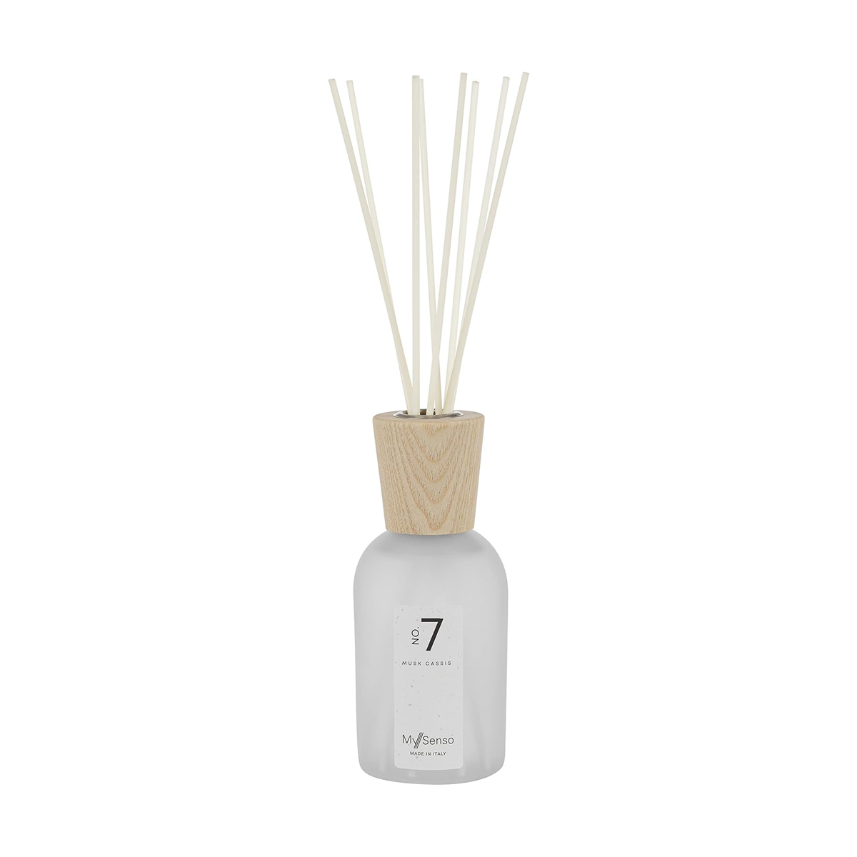 MySenso - Premium Diffuser No° 7 Musk Cassis - Moschus Raumduft mit Stäbchen 240ml