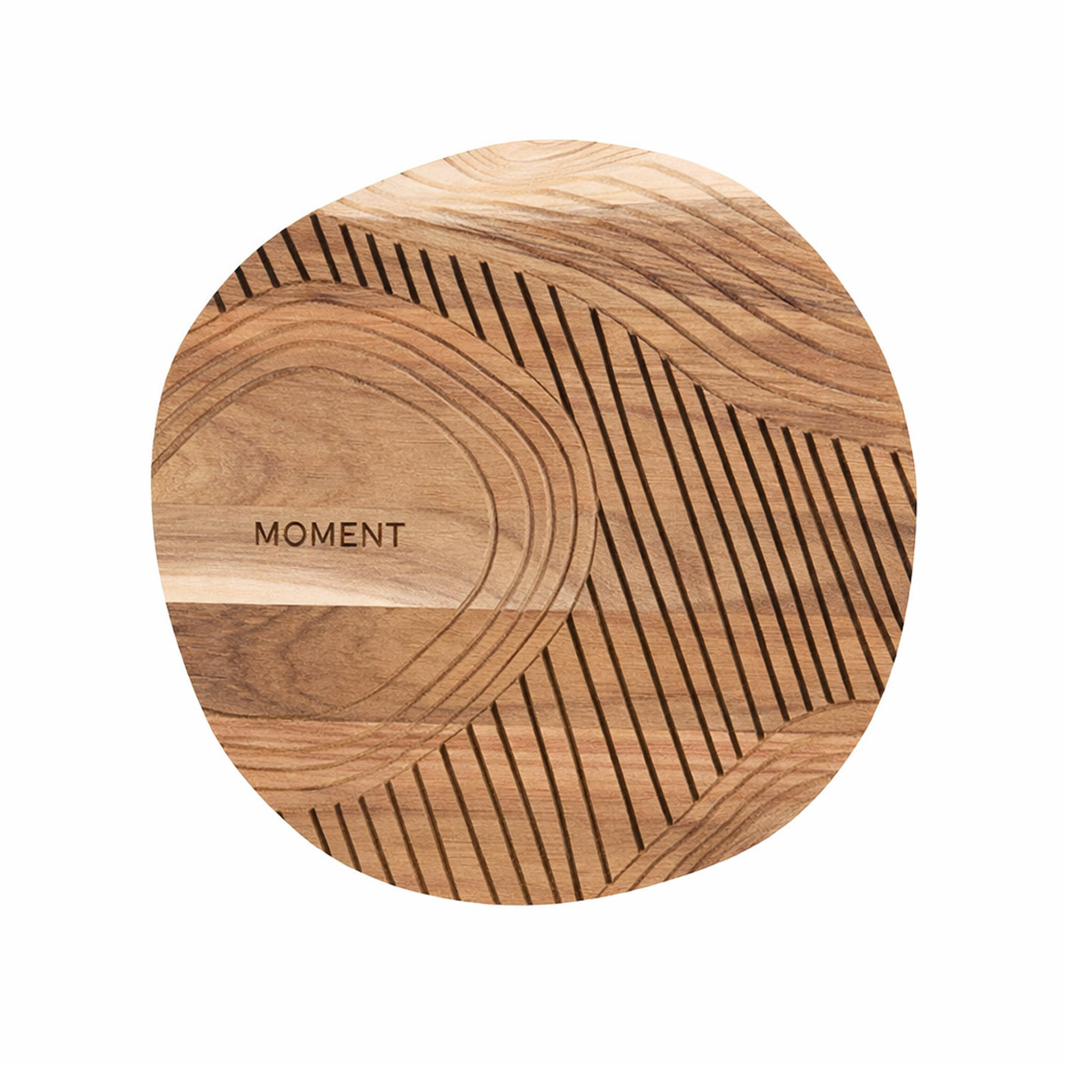 Räder – Holztablett 'Moment' – Dekotablett aus Holz – Tablett mit Gravur