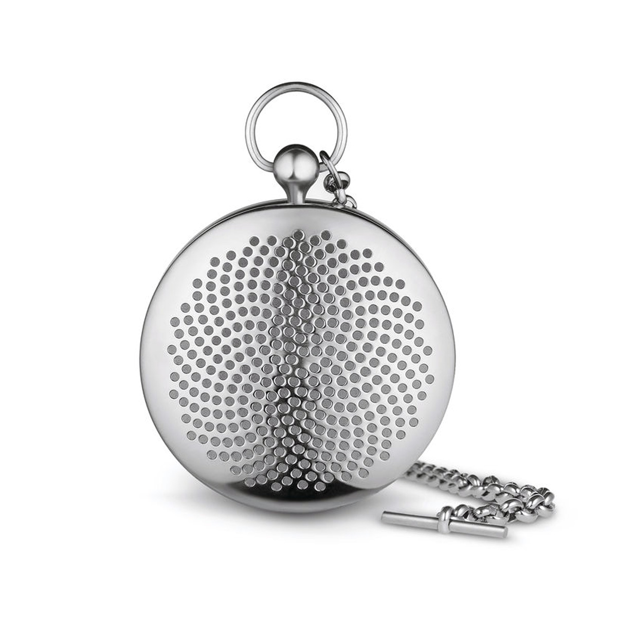 Alessi - T-Timepiece Tee-Ei aus Edelstahl – Design-Teesieb für losen Tee